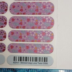 Purple and Pink Glitter Nail Wraps